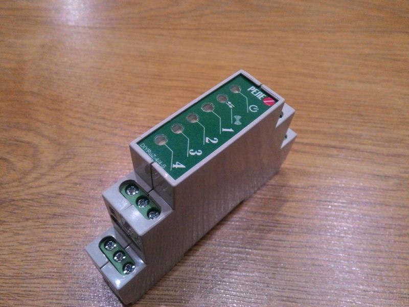 4х канальное реле на 1DIN